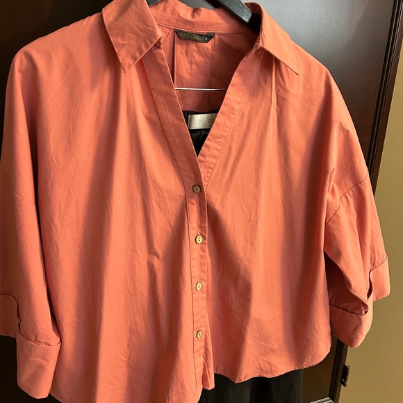 Button Front Blouse - Size Medium - Picture 1 of 3